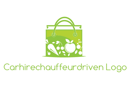 groceries in shopping bag