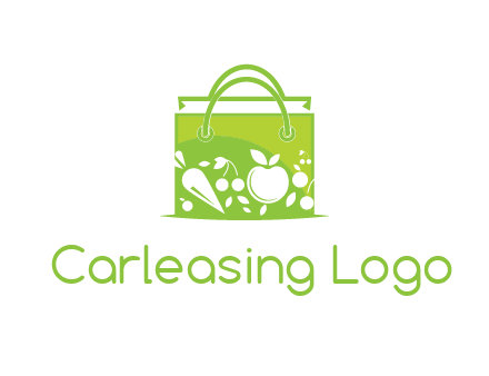 groceries in shopping bag