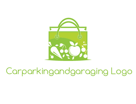 groceries in shopping bag
