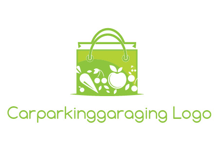 groceries in shopping bag