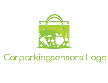 groceries in shopping bag