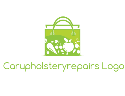 groceries in shopping bag