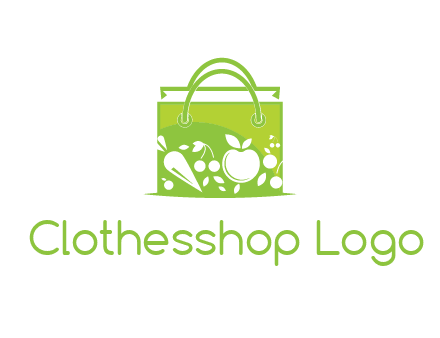 groceries in shopping bag