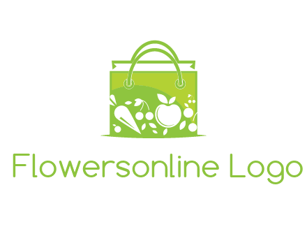 groceries in shopping bag