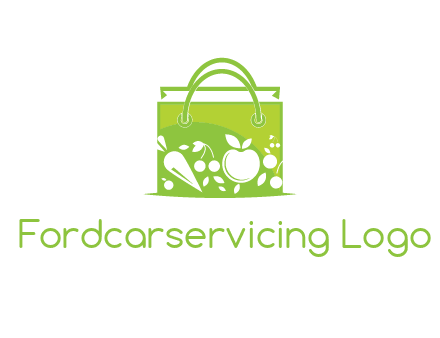 groceries in shopping bag