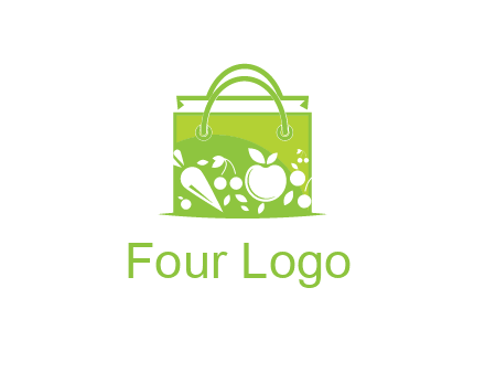 groceries in shopping bag