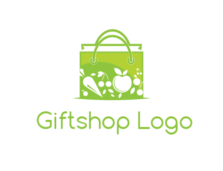 groceries in shopping bag