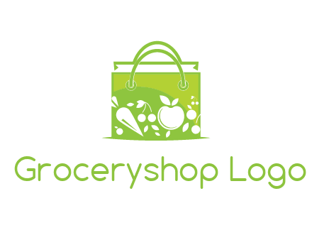 groceries in shopping bag