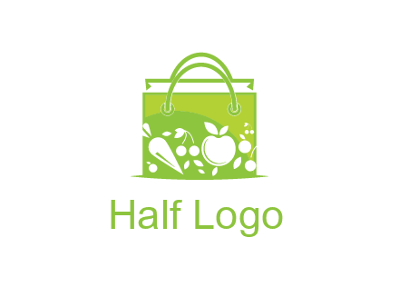 groceries in shopping bag