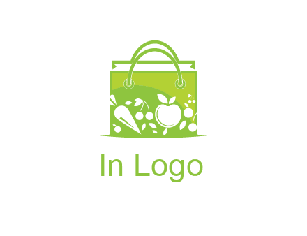 groceries in shopping bag