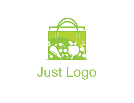 groceries in shopping bag