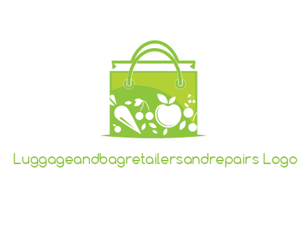 groceries in shopping bag