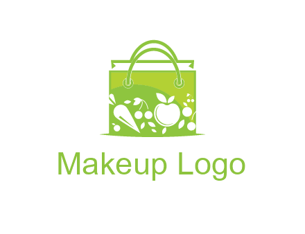 groceries in shopping bag