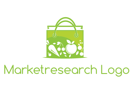 groceries in shopping bag