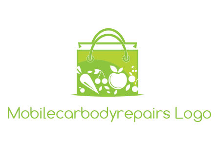 groceries in shopping bag