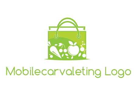 groceries in shopping bag
