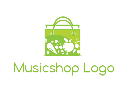 groceries in shopping bag