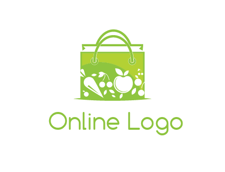 groceries in shopping bag