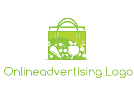 groceries in shopping bag