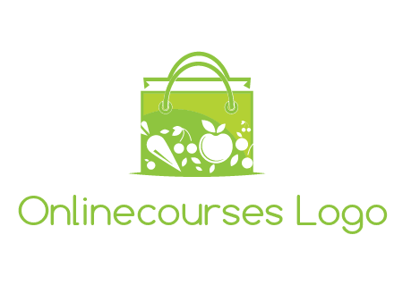 groceries in shopping bag