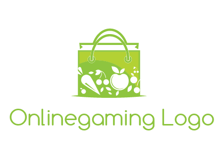 groceries in shopping bag