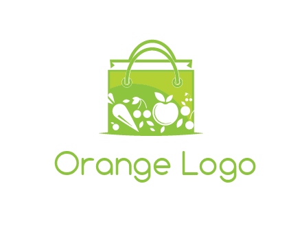 groceries in shopping bag