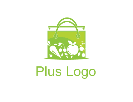 groceries in shopping bag