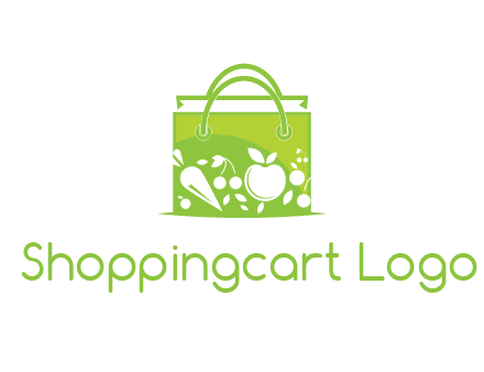groceries in shopping bag