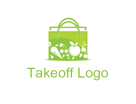 groceries in shopping bag
