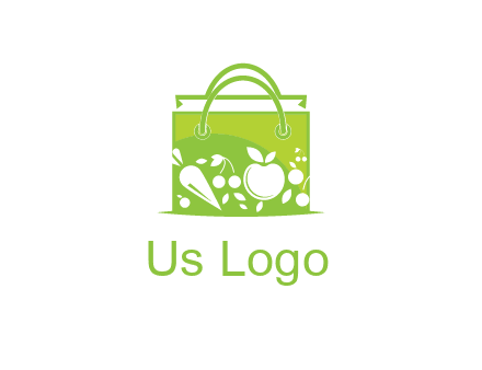 groceries in shopping bag
