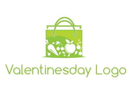 groceries in shopping bag