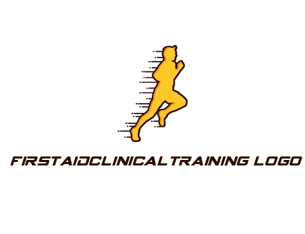 man jogging with speedy lines