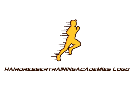 man jogging with speedy lines