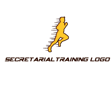man jogging with speedy lines