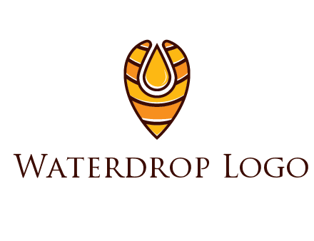 honey drop in location pin
