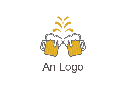 beer mugs cheering