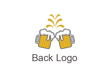 beer mugs cheering