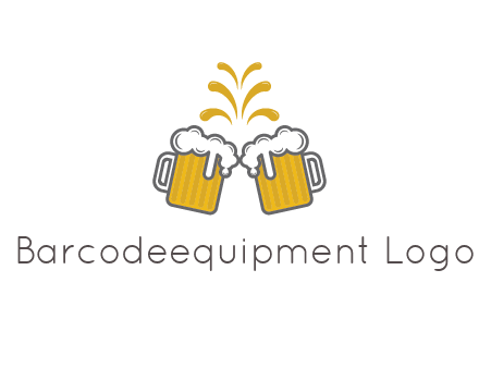 beer mugs cheering