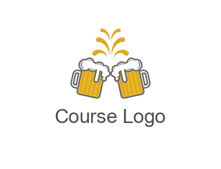 beer mugs cheering