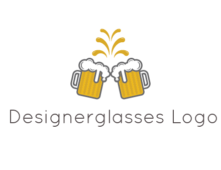 beer mugs cheering
