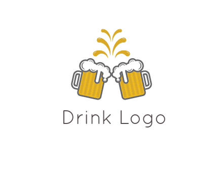 beer mugs cheering