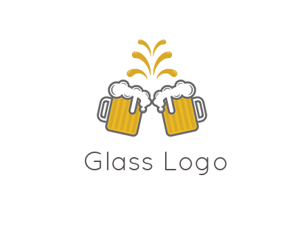 beer mugs cheering