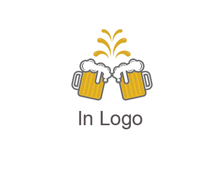 beer mugs cheering