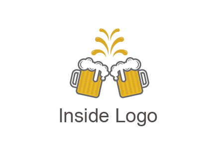 beer mugs cheering