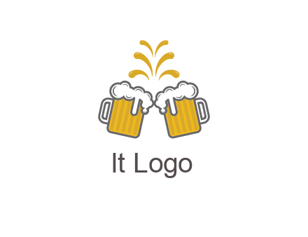 beer mugs cheering