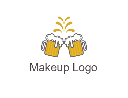 beer mugs cheering