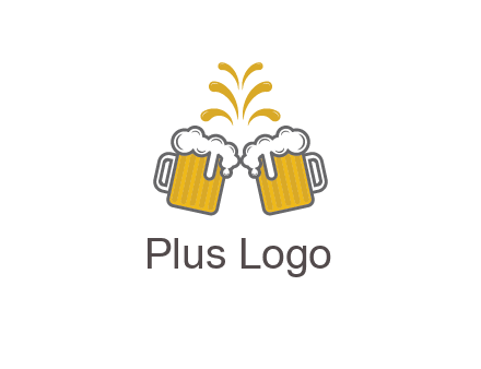 beer mugs cheering