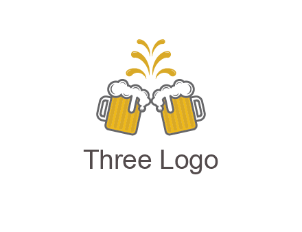 beer mugs cheering