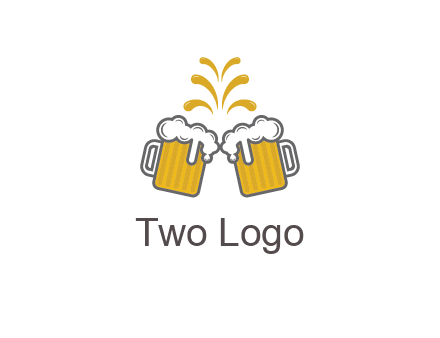 beer mugs cheering