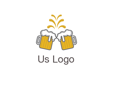 beer mugs cheering